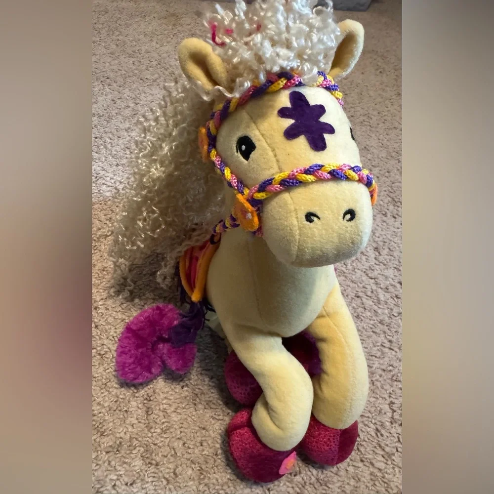 Vintage Groovy Girls Manhattan Toy Company Posable Calypso Horse Boho Hippie